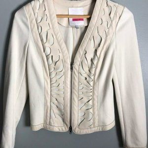 Jacket Vegan Leather Cutout Blazer
